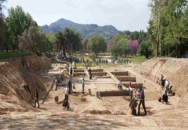 Αποκαλύπτεται το Γυμνάσιο στην Αρχαία Ολυμπία που οικοδομήθηκε τον 2ο αι. π.Χ., δίπλα στην κοίτη του ποταμού&nbsp;Κλαδέου