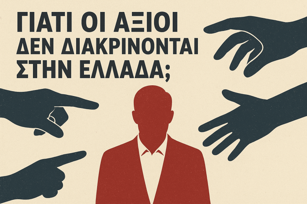 Γιατί οι άξιοι δεν διακρίνονται στην Ελλάδα; Η αλήθεια που όλοι βλέπουμε και κανείς δεν&nbsp;ομολογεί